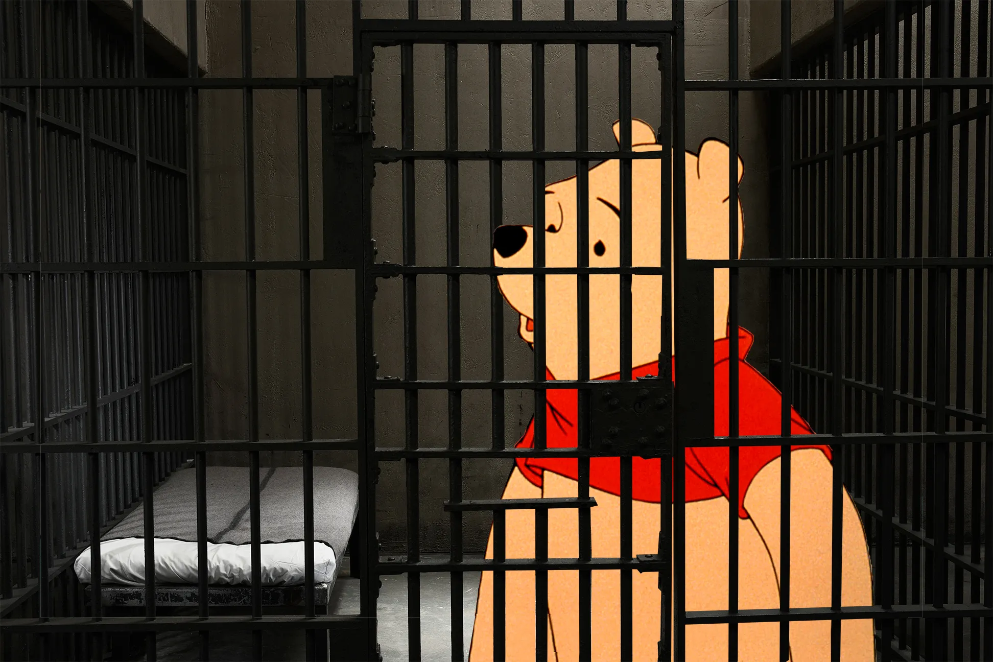 Pu der Bär im Gefaehnis